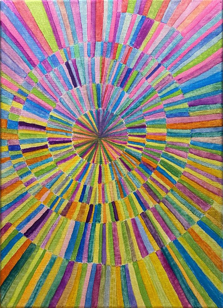 Colorful Rays Abstract Burst