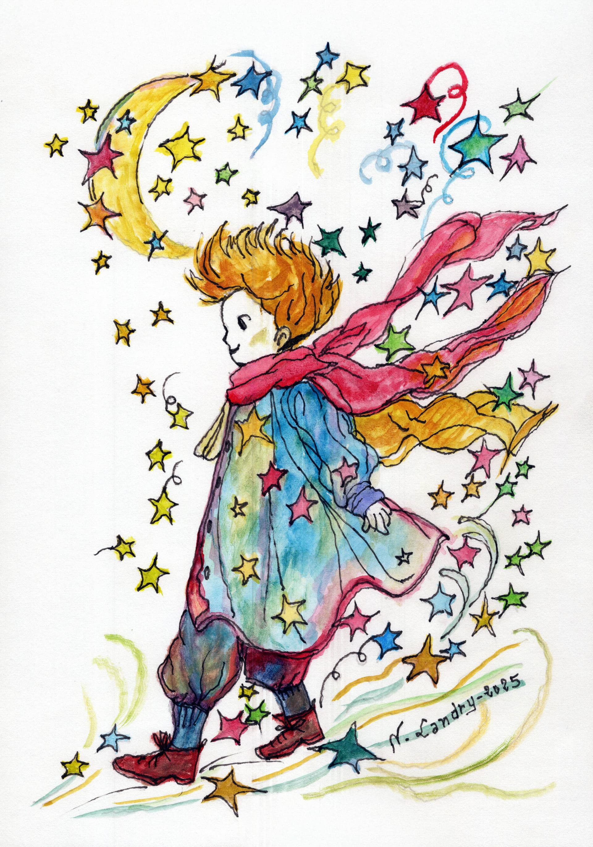 Child with Stars
