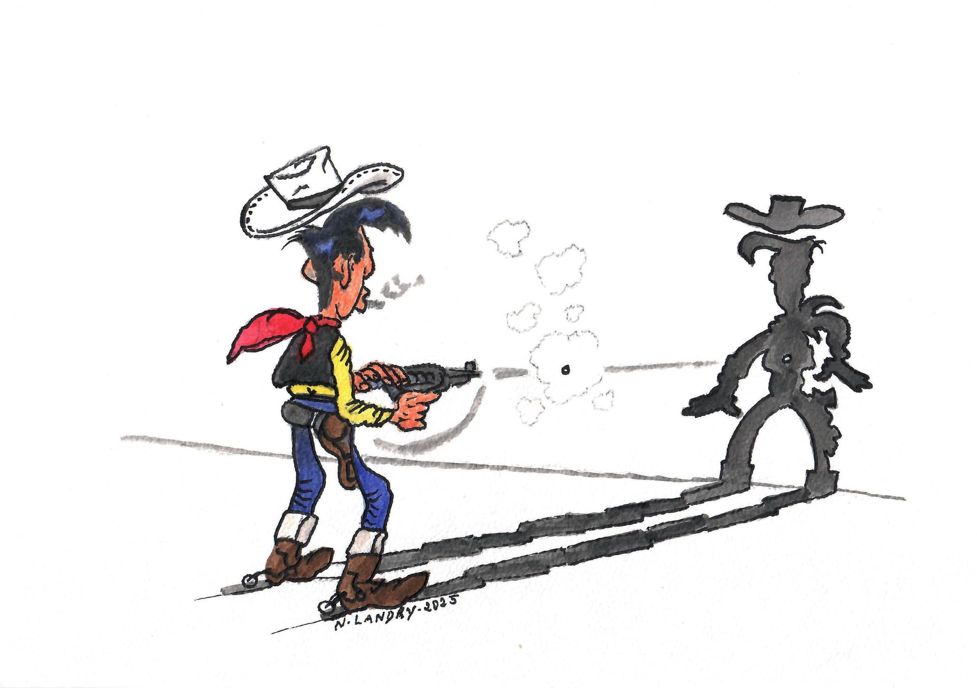 Lucky Luke: Faster Than His Shadow