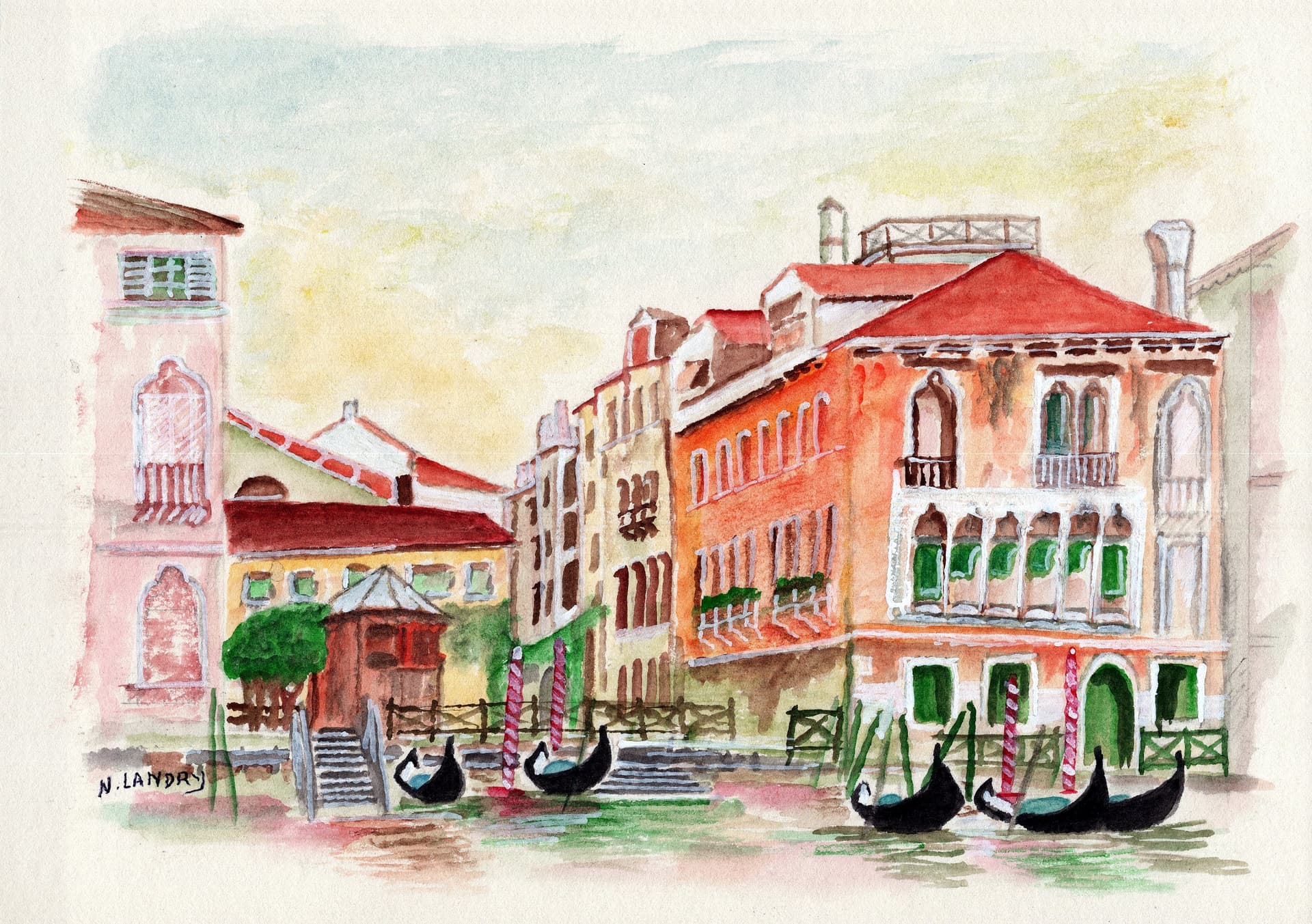 Venice Colorful Buildings